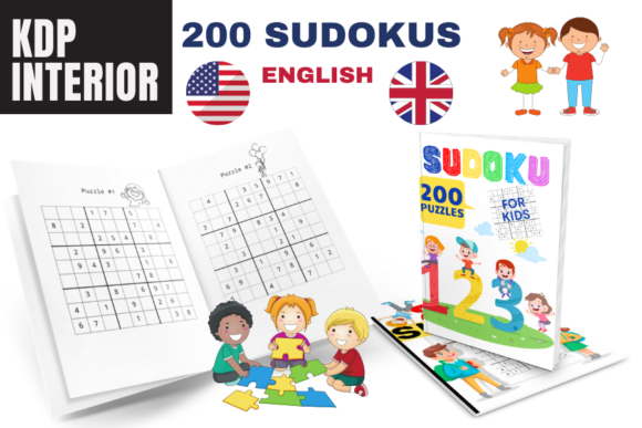 200 Sudokus for Kids English Version: A Strategic Tool for Learning and Development