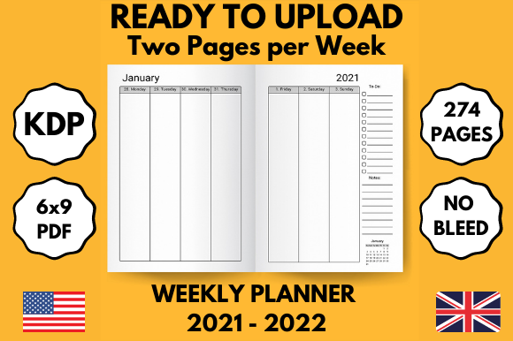 2021-2022 Two Years Planner 6x9