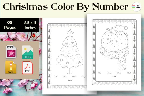 Christmas Color by Number Page 2 - KDP: Practical Integration for Creative and Business Workflows