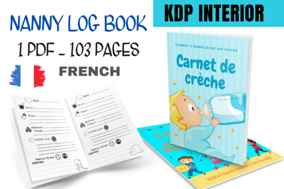 Nanny Log Book Journal en Français