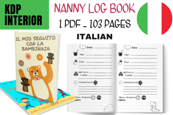 Organizzazione Efficace per Tuttofare Domestici: Il Nanny Log Book Journal in Versione Italiana